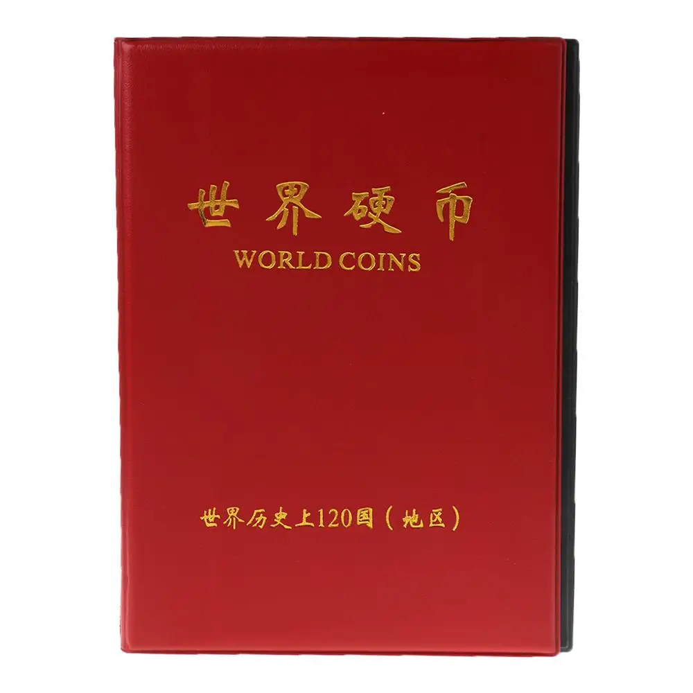 

Collection 120 Countries Regions Coins Storage Books World Currency With Flags