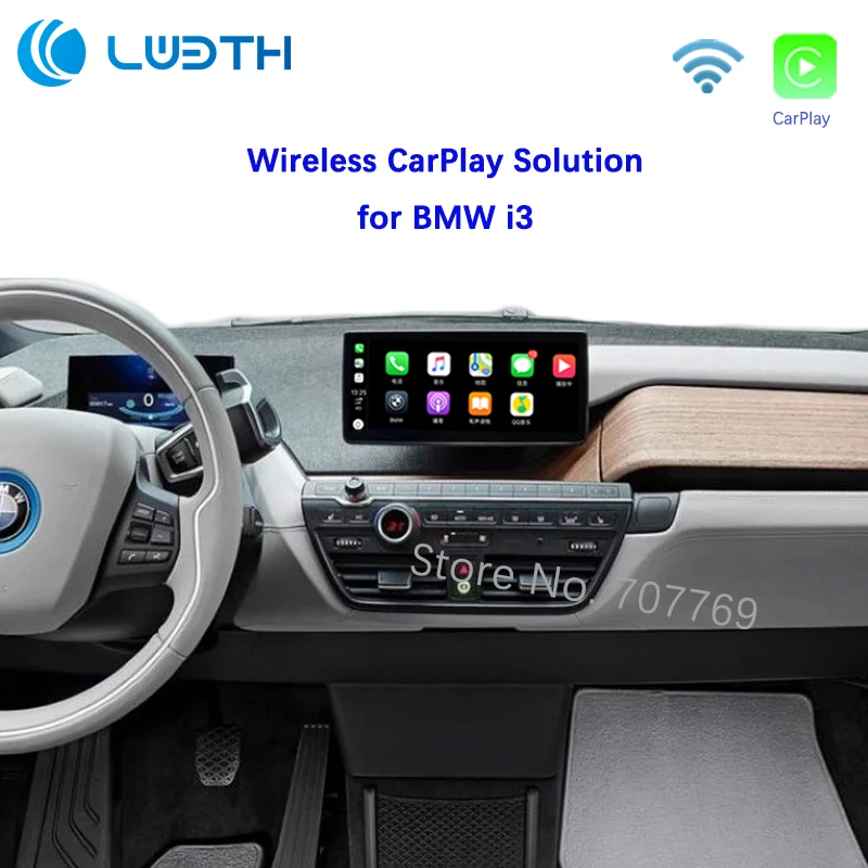 

WIFI Wireless Apple Carplay Car Play Android Auto Mirroring Retrofit NBT i3 2013-2017 for BMW support Reverse Camera