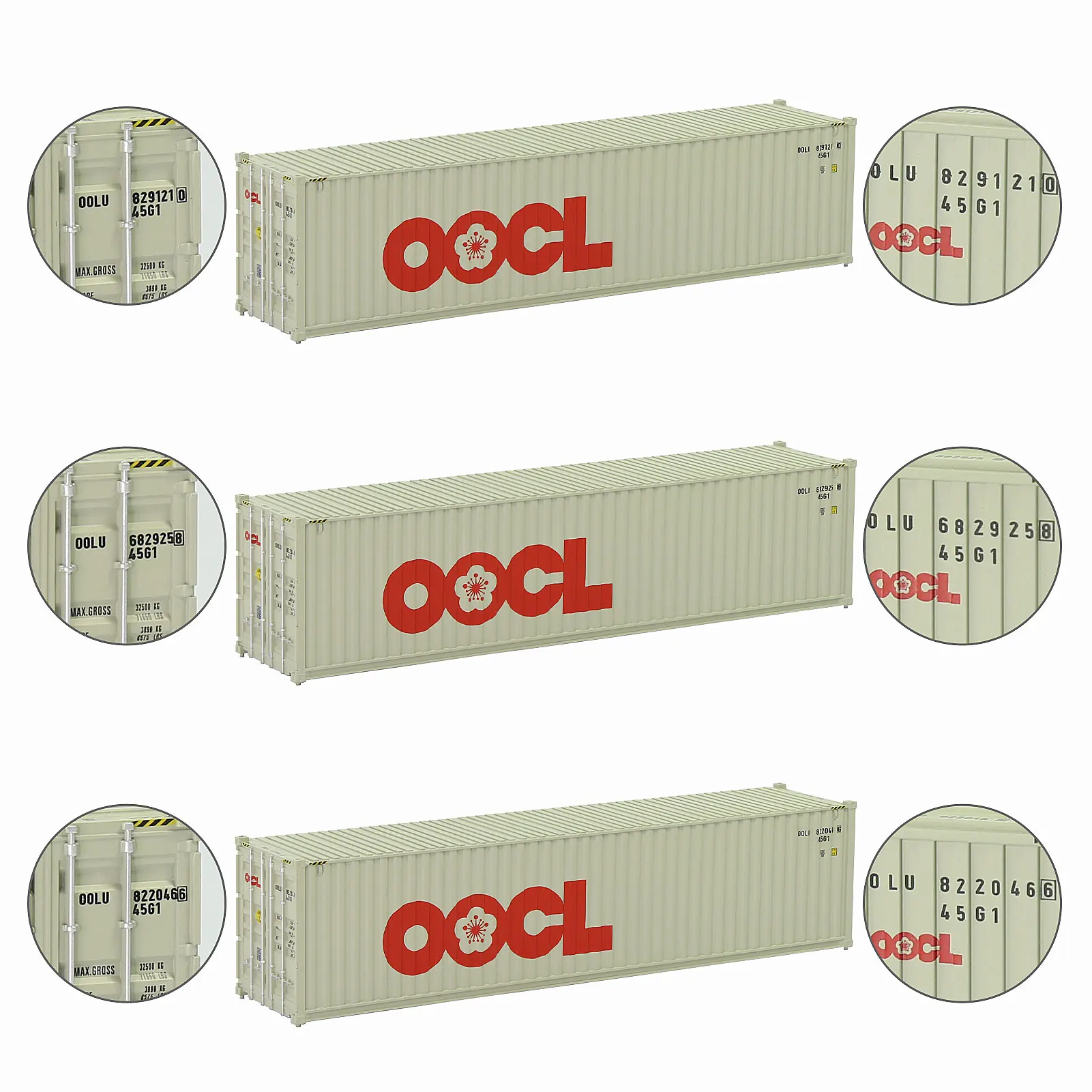 3pcs OOCL