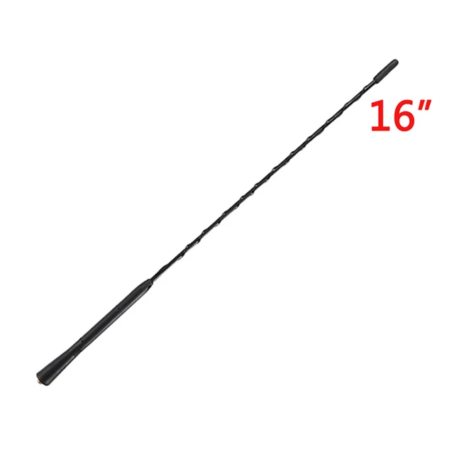 9/11/16 Inch Universal Car Roof Mast Whip Stereo Radio FM/AM Signal Aerial Amplified Antenna For VW BMW Benz Mazda Audi Toyota 16 inch