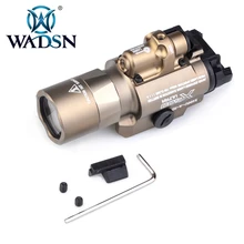 WADSN тактический фонарик X400U ультра Скаут свет 480 люмен страйкбол факелы красный лазерный винтовка пистолет Lanterna NE1009 подсветка для оружия
