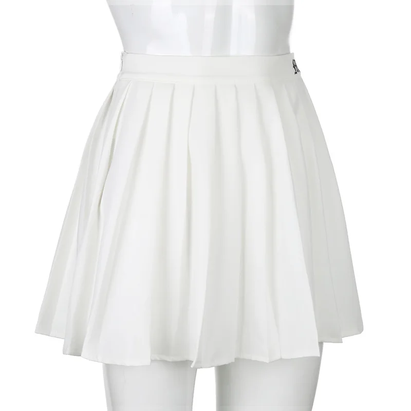 Pleated Skirt A-line High Waist Mini Tennis Skirt Casual Womens Summer Overall Tennis Skorts