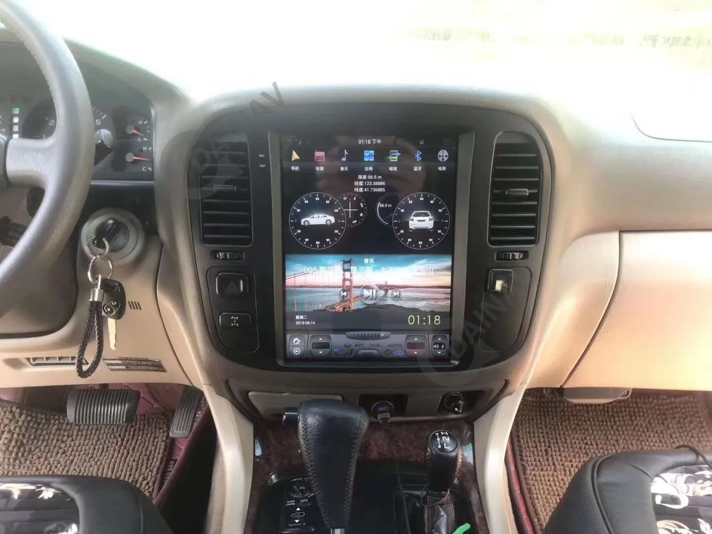 

Vertical screen Car GPS Navigation Autoradio stereo For Toyota Land Cruiser 1999 2000 2001 2002 Radio Multimedia Stereo Player