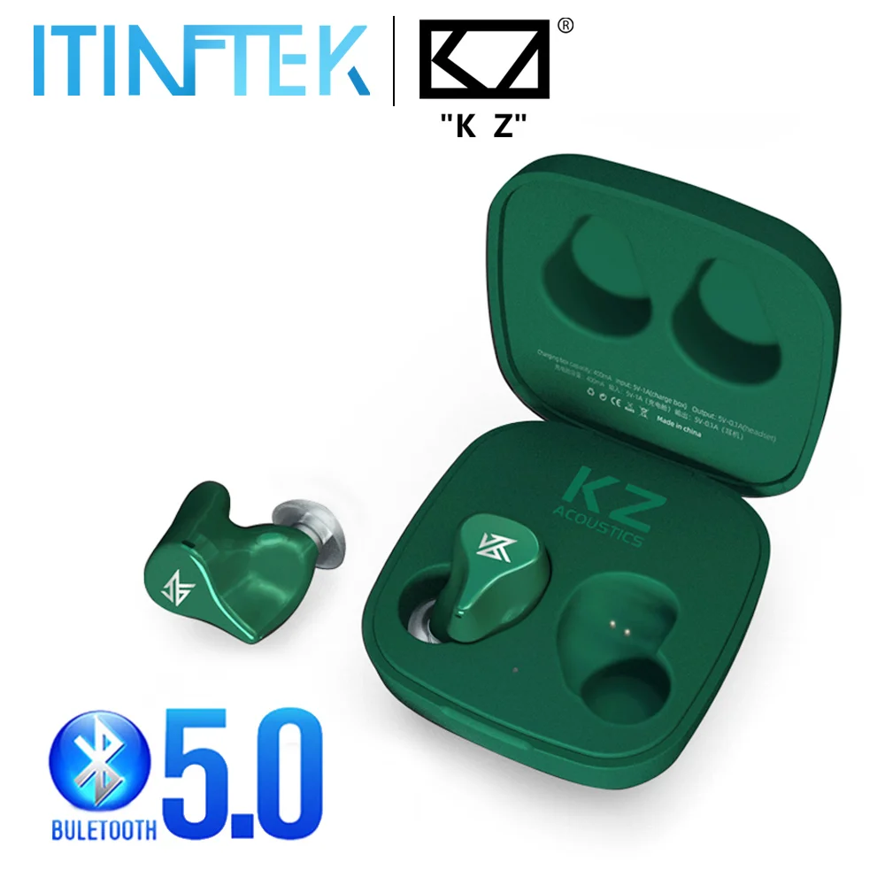 TWS наушники KZ Z1 с поддержкой Bluetooth 5 0 и шумоподавлением|Наушники гарнитуры| |