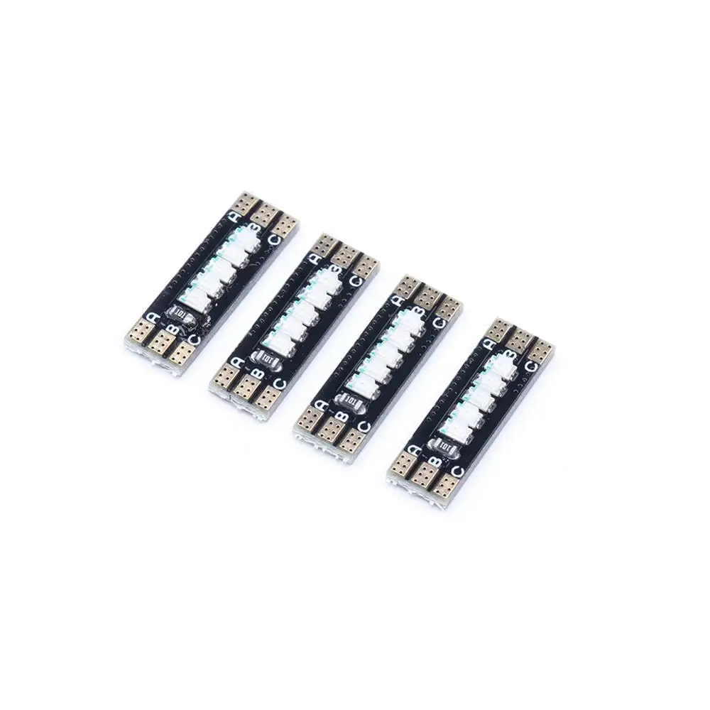 4 шт./компл. iFlight 5*16 мм мини 15A PDB светодиодный с 5 шт. WS2812 Светодиодная лента для FPV