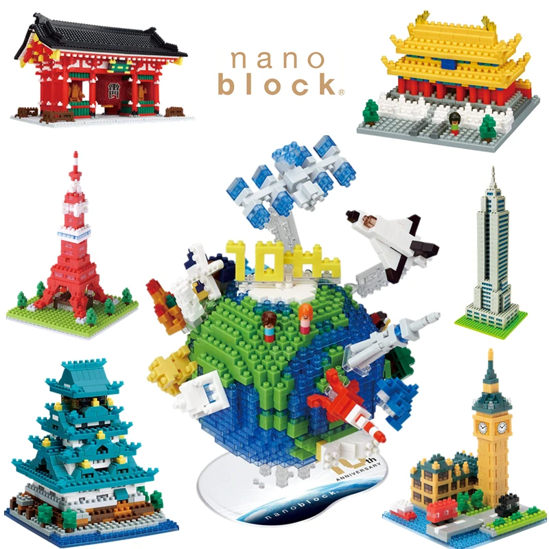 Nanoblock достопримечательности чтобы увидеть серии полностью знаковые известные