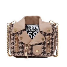 Новинка, Женская хлопковая льняная кожаная сумка через плечо в Корейском стиле, дизайнерская сумка с заклепками, роскошная маленькая квадратная сумка на цепочке