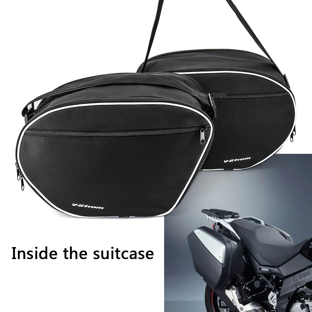 

Motorcycle luggage bags Expandable Inner Bags Black Trunk Inner Bags For SUZUKI V-Strom 1050A / XT VSTROM 1050A