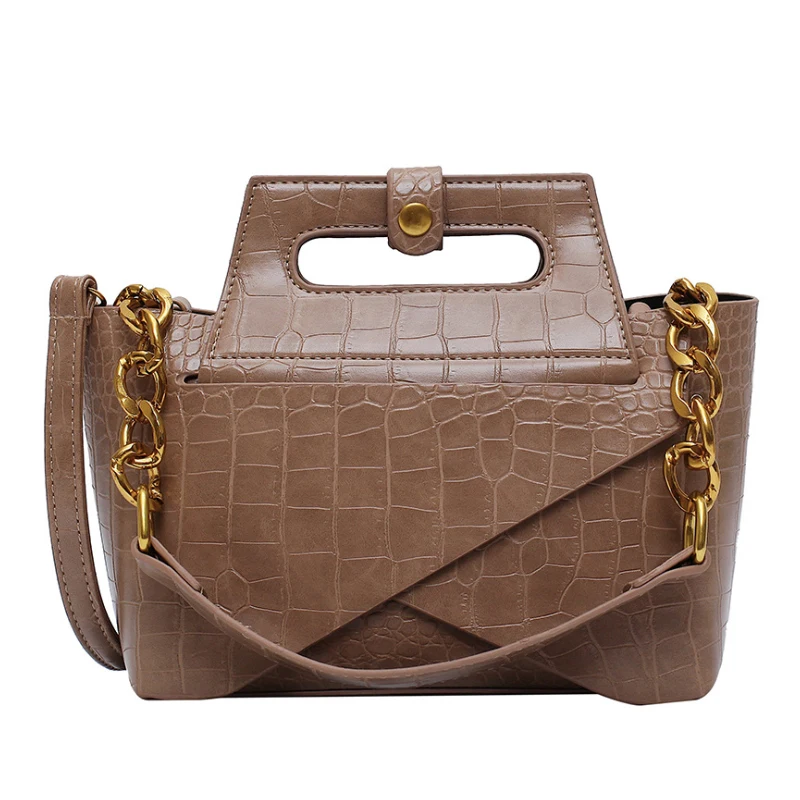 

Vintage Women Small Handbags Crocodile Pattern Ladies Chain Shoulder Bags Luxury Designer Female Crossbody Bags Clutch Bolsas