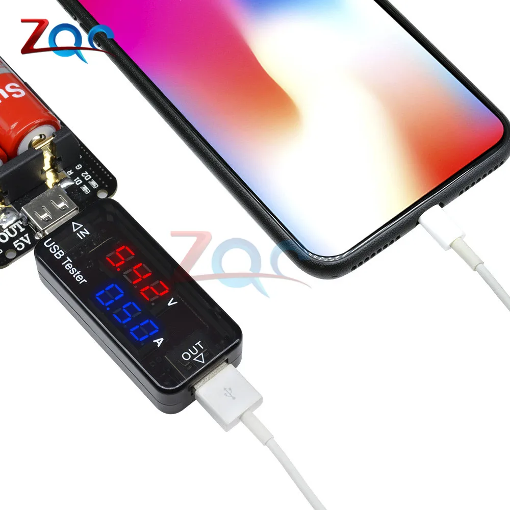 СВЕТОДИОДНЫЙ цифровой дисплей USB Тестер Вольтметр Амперметр Напряжение Amp
