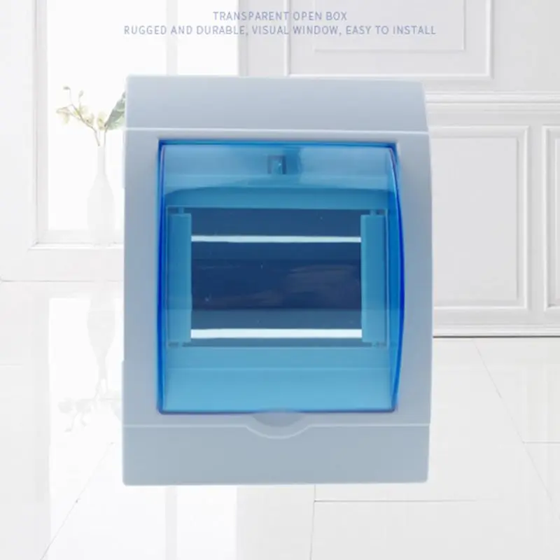Waterproof Electrical Distribution Box Home Switch Protective Case for 2-3/3-4 Ways Wall Mounted Circuit Breaker