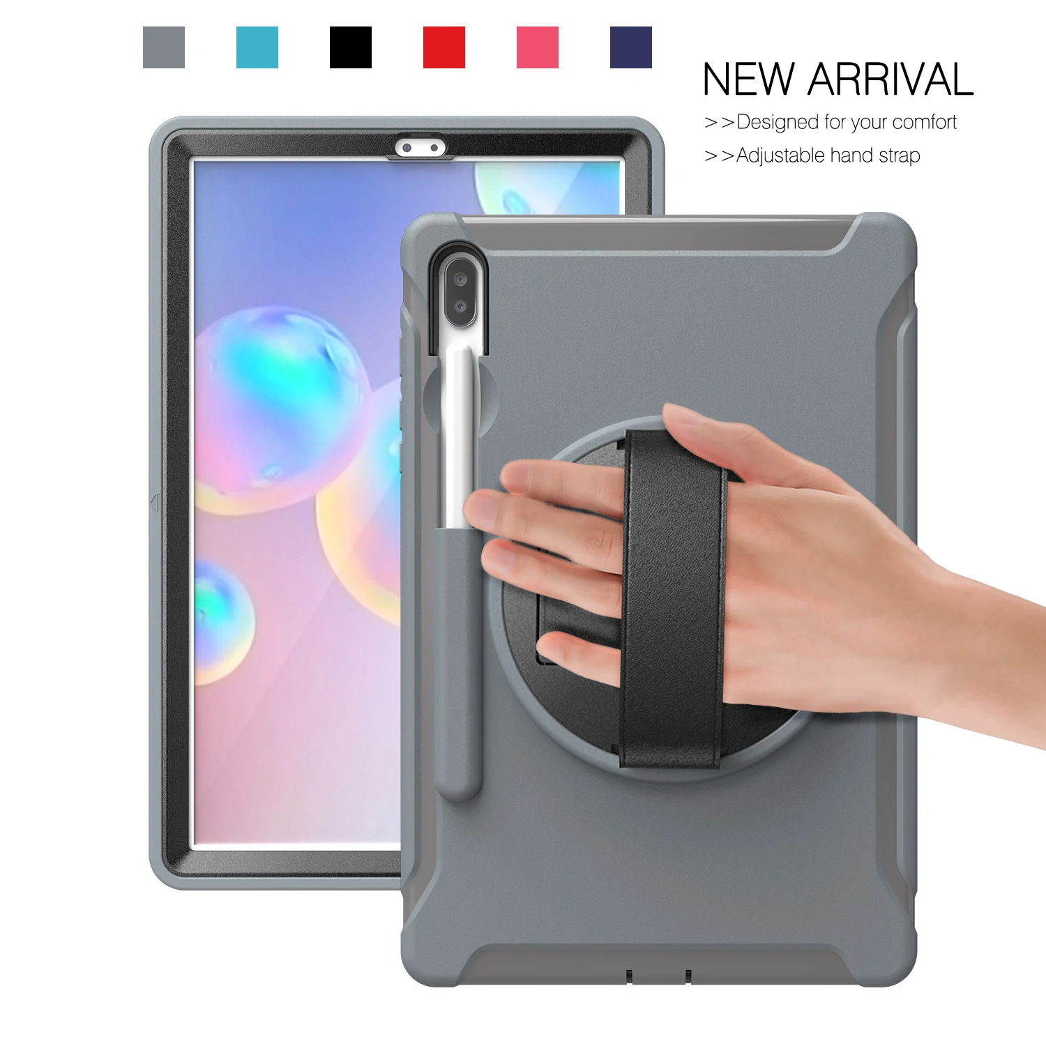 Custodia Per Tablet Business Per Samsung Galaxy Series Tab T290 T500/T510/T720/T860/T870/T970/P610 10.4 "10.5" 11 "Custodia Per Tablet Anticaduta