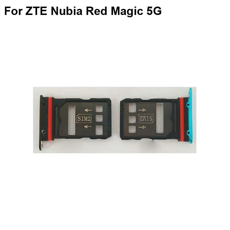 Для ZTE Nubia Red Magic 5G новый оригинальный Sim держатель для карт лоток слот NX659J RedMagic |