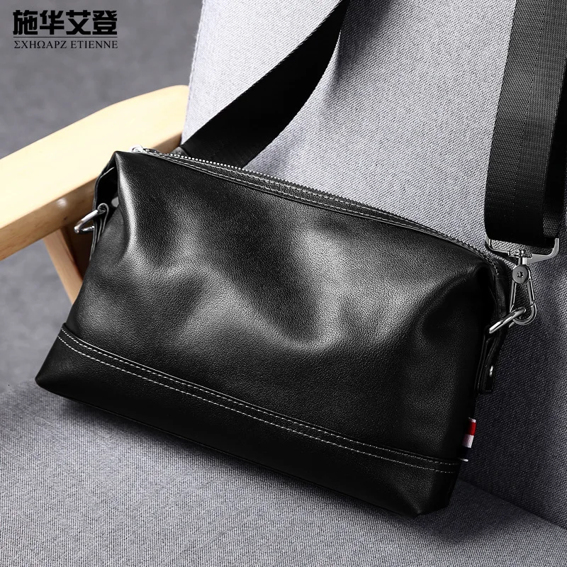 

Male Leather Leisure Cowhide Satchel Business Male