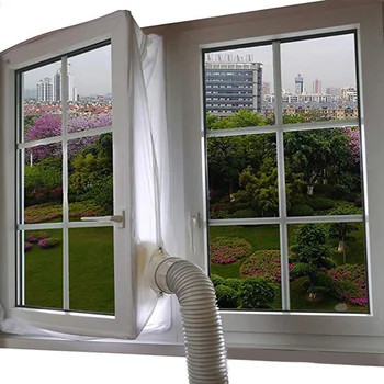 

Air Lock Window Seal Cloth Mobile Air Conditioning Cloth Baffle Waterproof Soft Home Flexible Air Conditioning Accessories