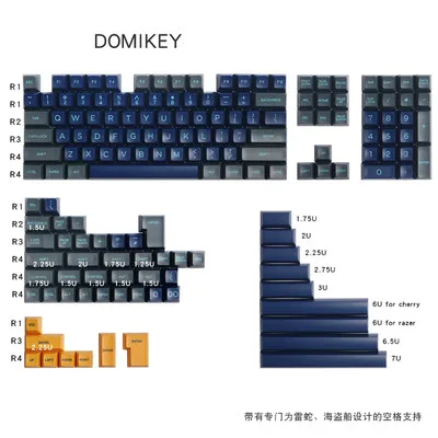 Набор из 159 клавиш SA профиль keycap doubleshot ABS набор шапок для ключей настраиваемый | Отзывы и видеообзор