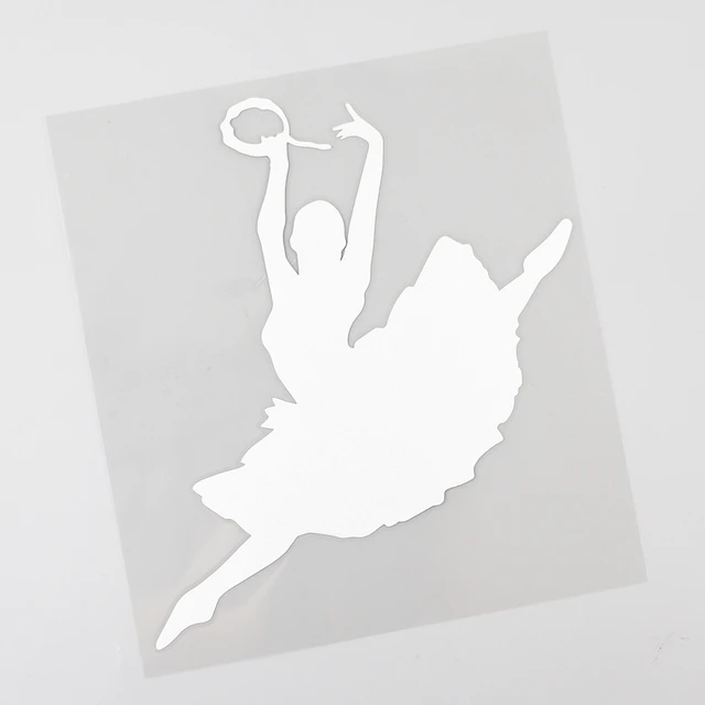 Tambourine Dancer Silhouette