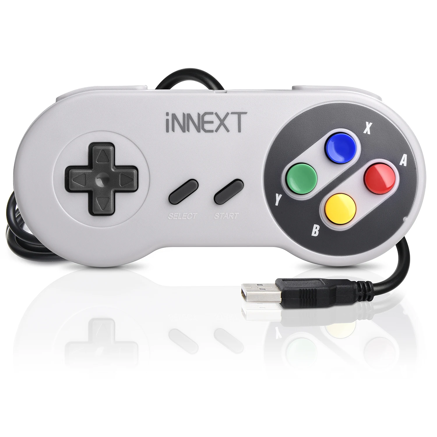 USB игровой контроллер Joypad проводной джойстик контроллер красочный геймпад для ретро SNES игровой коврик для Windows PC MAC