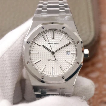 

MIYOTA 8215 Mens Automatic Watch Sapphire glass Top Brand Luxury Stainless Steel AAA Mechanical Watch men wristwatch Royal Clock