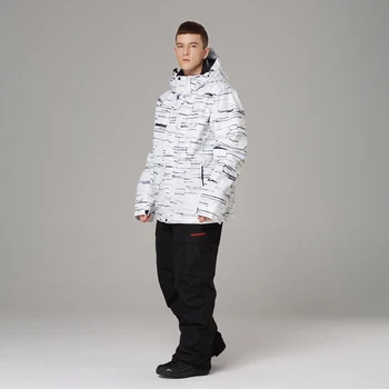 

Ski Suit Men Winter 2019 Waterproof Windproof Thicken Warm Snow Clothes Men Ski Sets Jacket Skiing And Snowboarding Suits