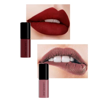 

Lamuseland 2Pcs Waterproof Long-Lasting Matte Mini Liquid Lipstick Easy To Carry 12 Colors Lip Gloss 3.5G Lip Makeup - 09 & 12