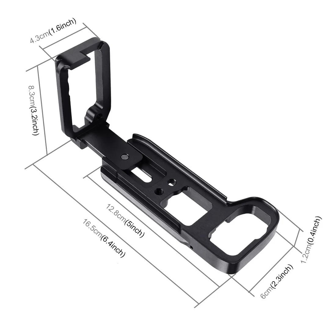 PULUZ 1/4 дюймов Вертикальная съемка Quick Release L пластина Кронштейн База держатель для sony A9(ILCE-9)/A7 III/A7R III