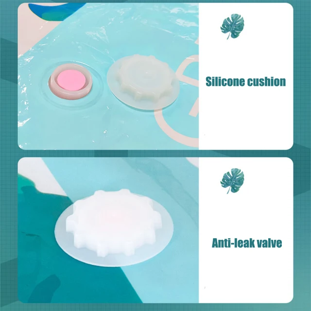 Nagy Kapacitású Vákuumkompressziós Táska Kipufogó-Válogató Zsákhálószoba Szekrény Tároló Lezárt Megtakarító Tér Kék - Image 6