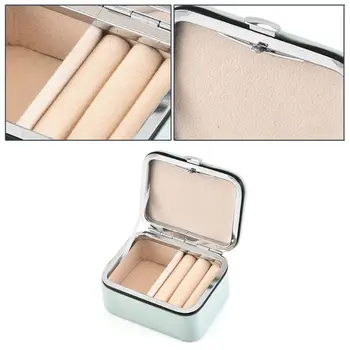 

2020 New Mini Portable Jewelry Box Stud Earrings Jewellery Storage Organizer