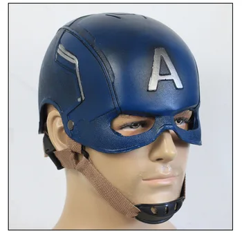 

New Cosplay Captain America 3 Mask Avengers Civil War Mask Halloween US Captain Helmet Latex Mask Cosplay Costume