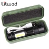 Zoom flashlight built-in battery XP-G Q5 Mini led Flashlight Torch Lamp Adjustable Penlight Waterproof For Outdoor ► Photo 1/6