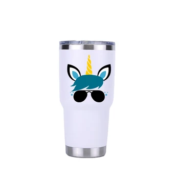 

Unicorn 30oz Tumbler Travel Car Beer Mug Water Bottle Vacuum Flasks Insulated Stainless Steel Thermos Whiskey Coffee mugs Gift