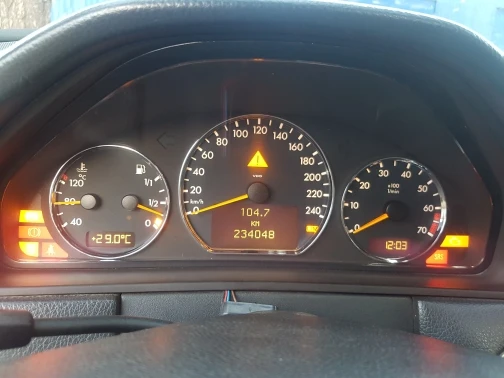 Хромированный набор колец для приборной панели Mercedes Benz W210 00 02 / W202 02|for mercedes benz|gauge