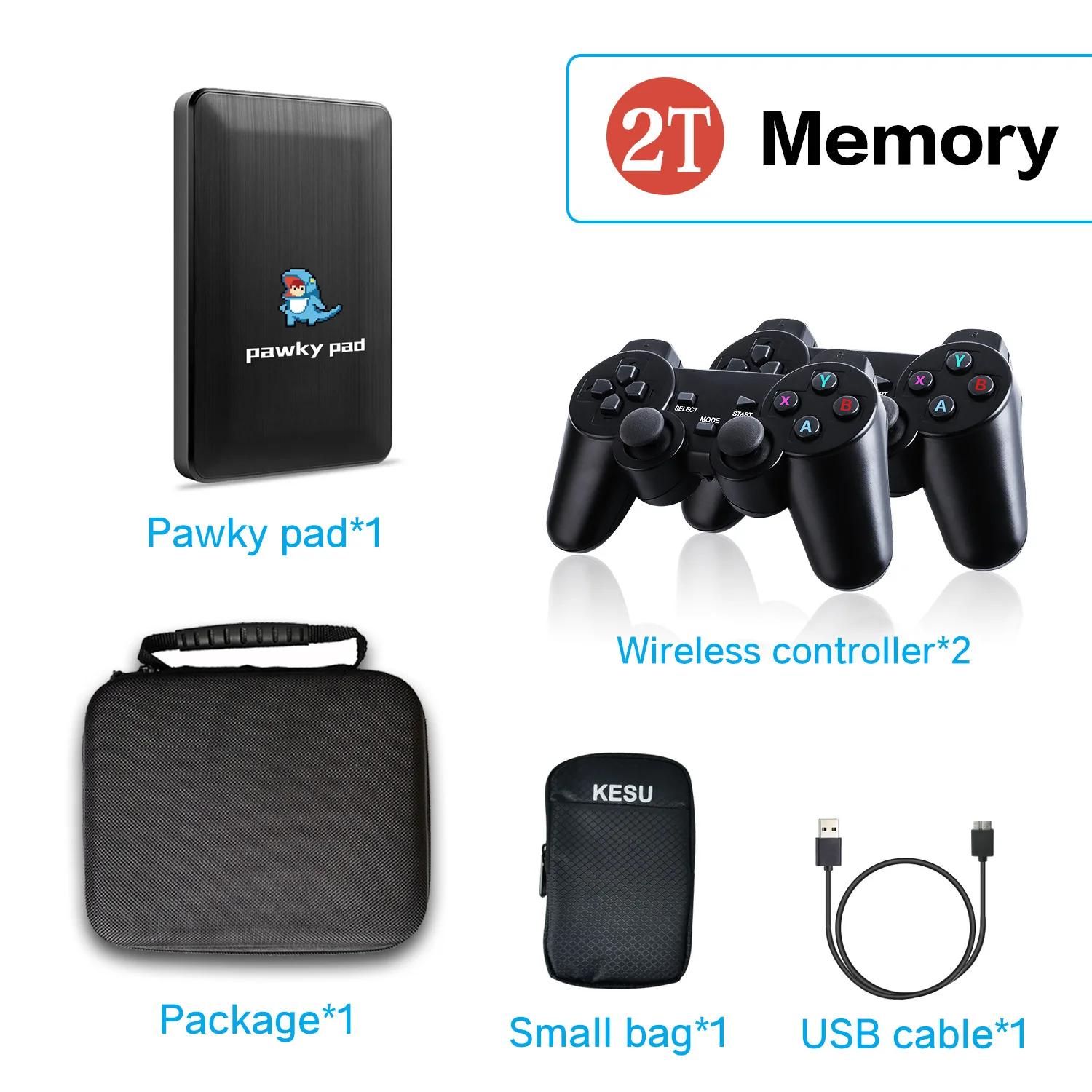 Pawky Pad Game Console for G Cube/Saturn/PS2/N64 45000+ Games 4K 3D Retro Video Only Run On The Computer/Laptop For Windows | Электроника