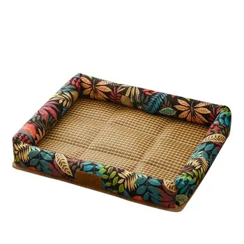 

Cartoon Wisteria Seat Pet Dog Bed Summer Winter Soft Rectangle Pet Bed For Cat Bed Small Medium Dogs House Kennel Cat Dog Basket