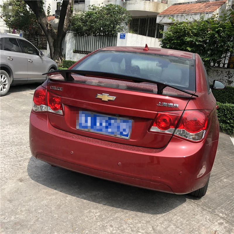 Спойлер для Chevrolet Cruze 2009 2014 спортивный спойлер из АБС пластика заднее крыло