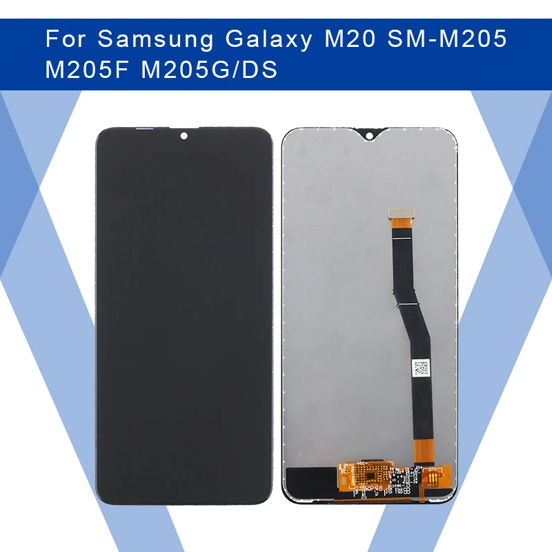 For SAMSUNG Galaxy M20 SM-M205 M205F LCD PLS TFT Display Screen+Touch Panel Digitizer Assembly Original | Мобильные телефоны и