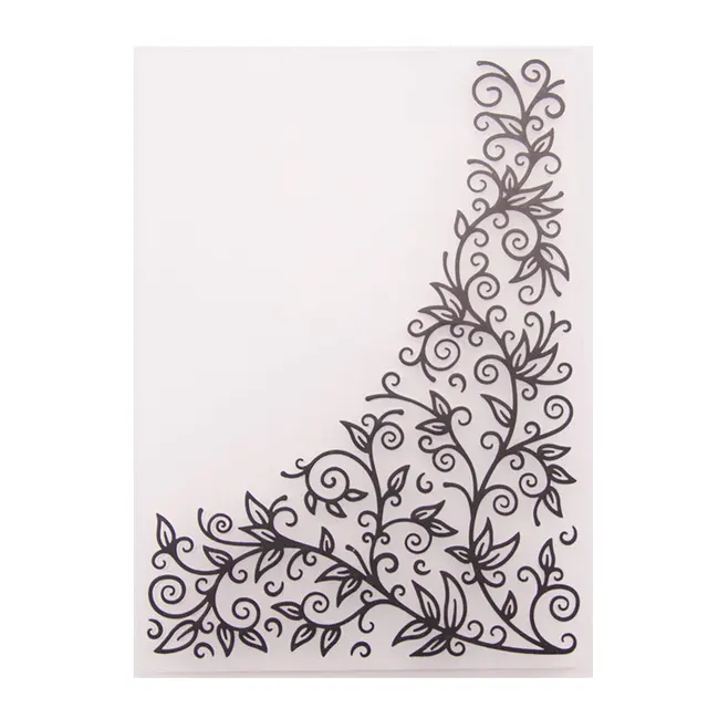  Embossing Folders Floral,10.5x14.7cm Embossing Folder