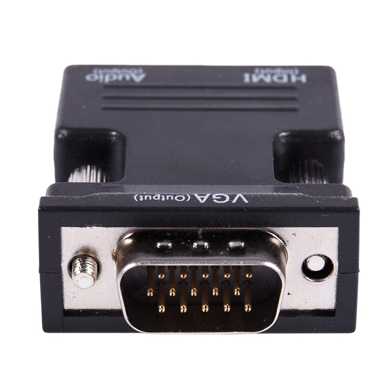 1080P HDMI Женский к VGA Мужской с аудио выходным кабелем конвертер адаптер