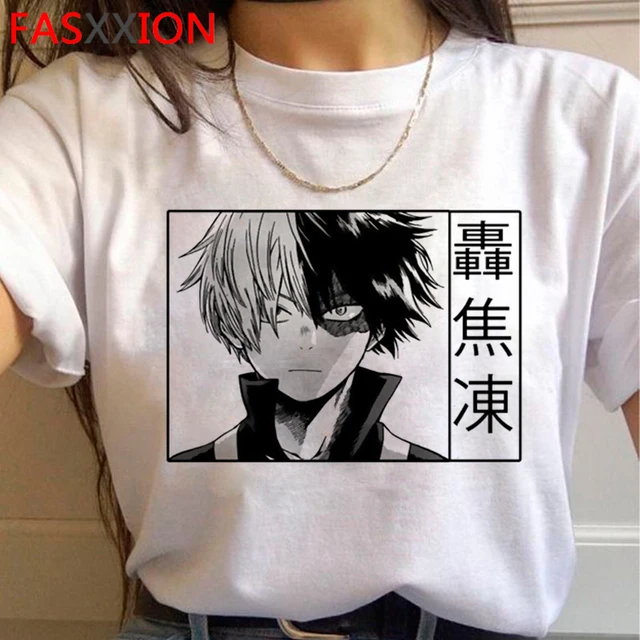 My Hero Academia Bakugou T-shirt Men Cute Anime Boku No Hero Academia T Shirt Cool Todoroki Graphic Tshirt Hip Hop Top Tees Male 49097