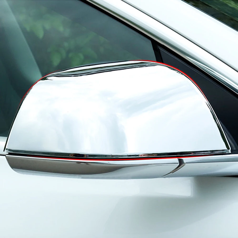 

Car Rearview Mirror Cover For Tesla Model 3 Series Side Mirror Cover Outside Door Wing Car Rearview Mirror Case Frame Trim Fit