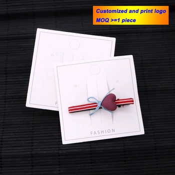 

50PCS Multi Color Paper Cute Stud Earring HangTag Card Custom Logo Cost Extra Jewelry Display Packing Earrings Card
