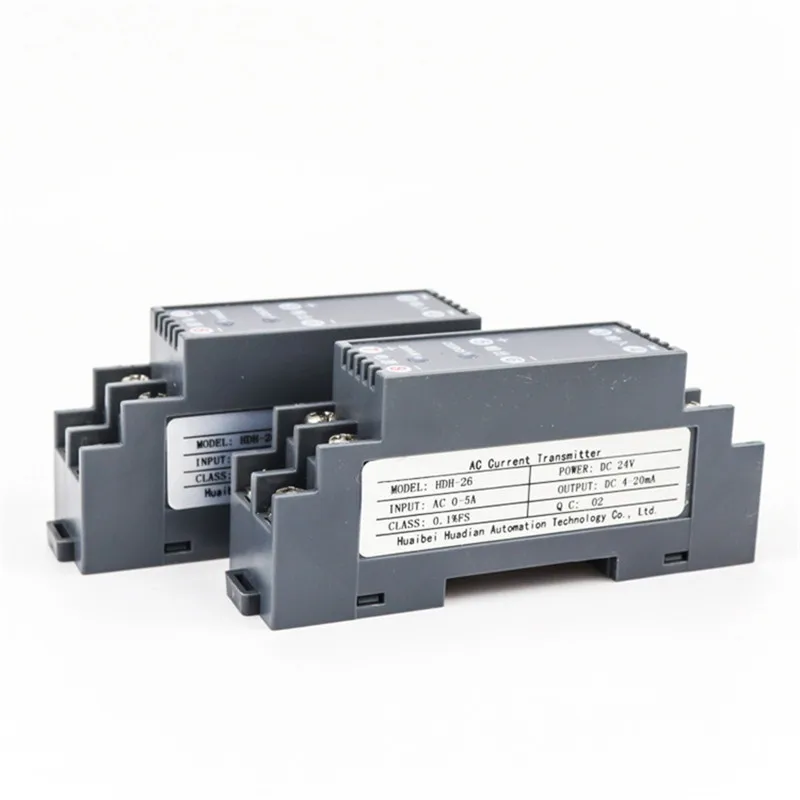 

2-wire 4-20ma small size hall current transmitter 0-0.5-10a input ac 35mm din rail
