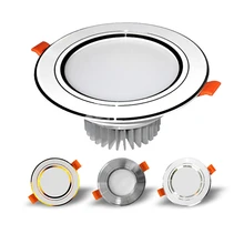 Потолочное освещение лампа потолочная светодиодная направленного света фон передний прожектор 5/7/12/18 Вт 2,5/3 дюймов толстый материал анти-туман и борьба с вредителями