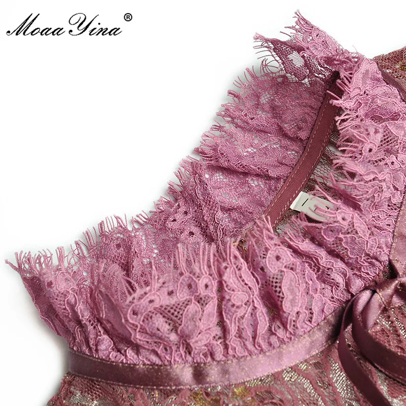 MoaaYina Fashion Designer dress Autumn Women's