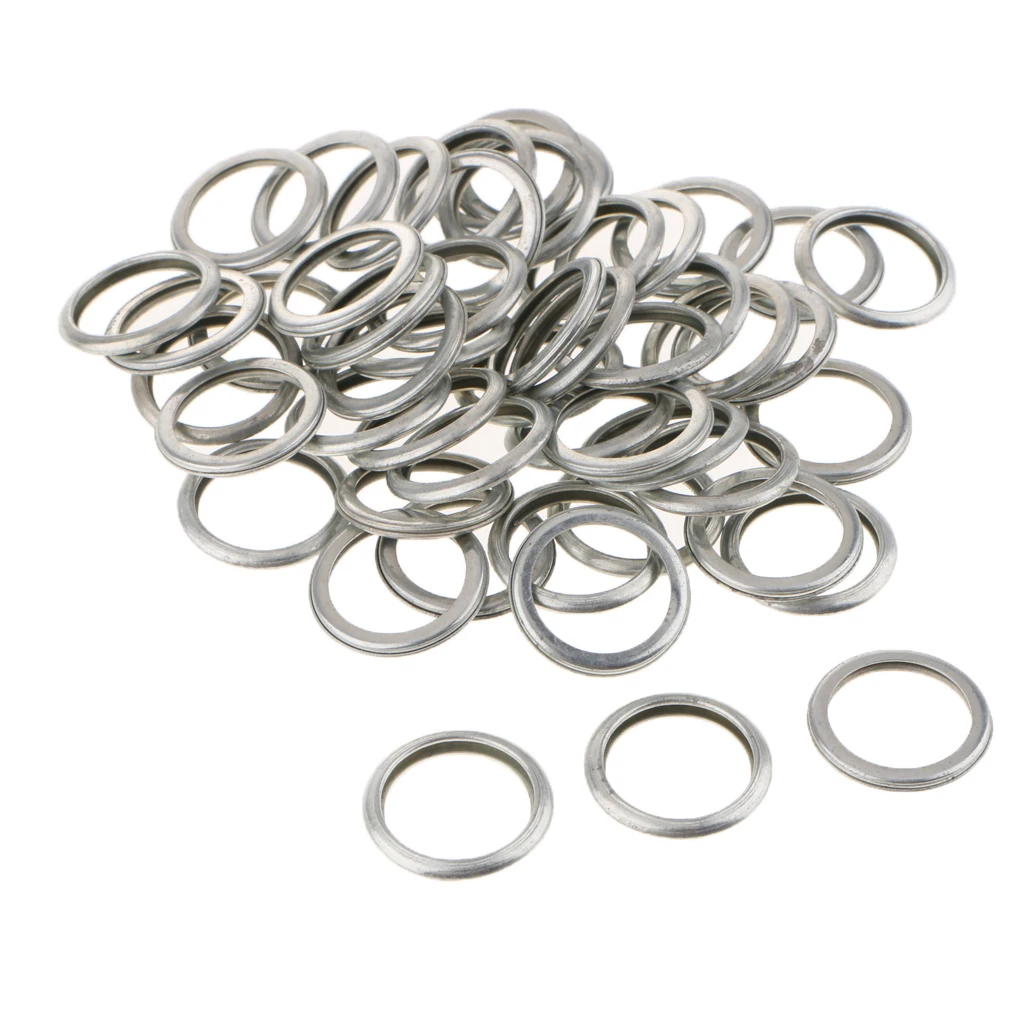 50 Pieces Car Vehicle Oil Drain Plug Washer Gaskets Rings For   803916010 Ring Size: 21mm