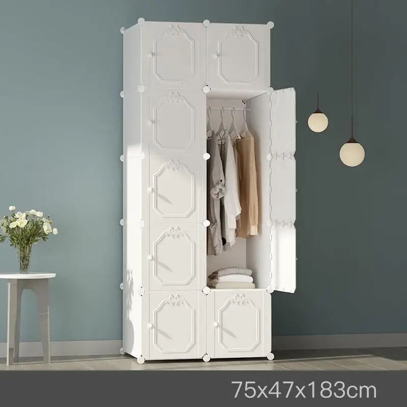 Каса Penderie Meble Armoire Chambre Armazenamento Armario Tela шкаф Mueble De Dormitorio шкаф мебель для спальни шкаф - Цвет: MODEL E
