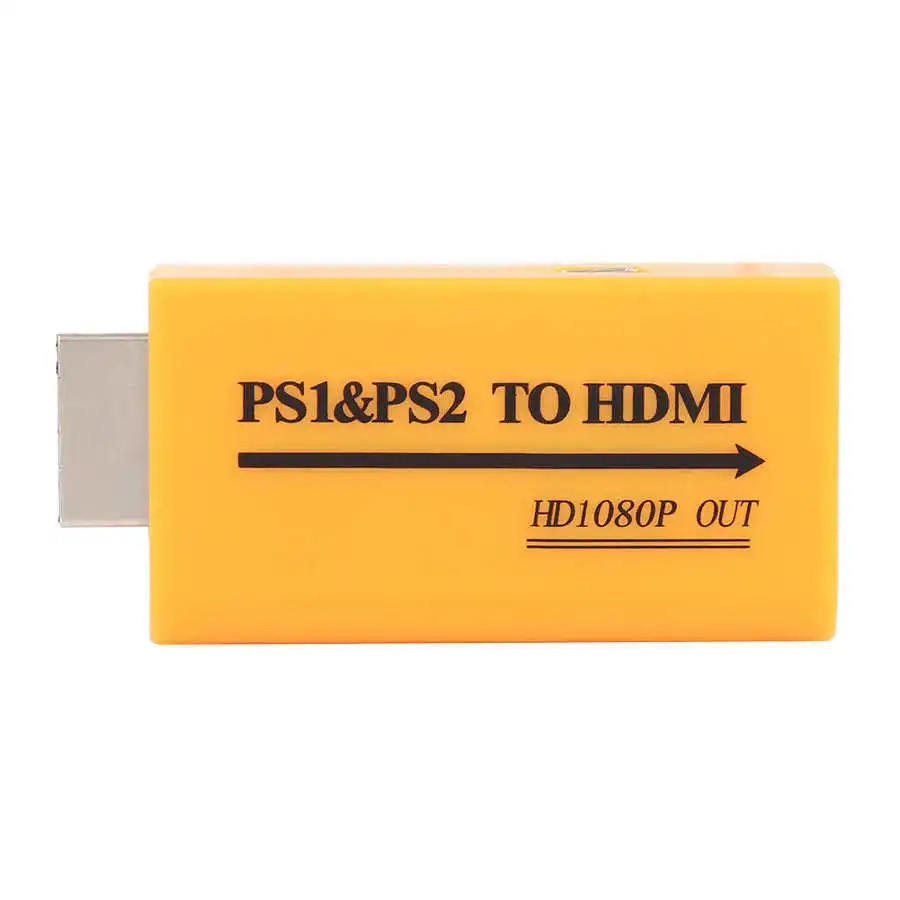 PS1/PS2 к HDMI видеоконвертеру адаптер Выход Композитный 7x3 5x1 5 см Новый|Коробки
