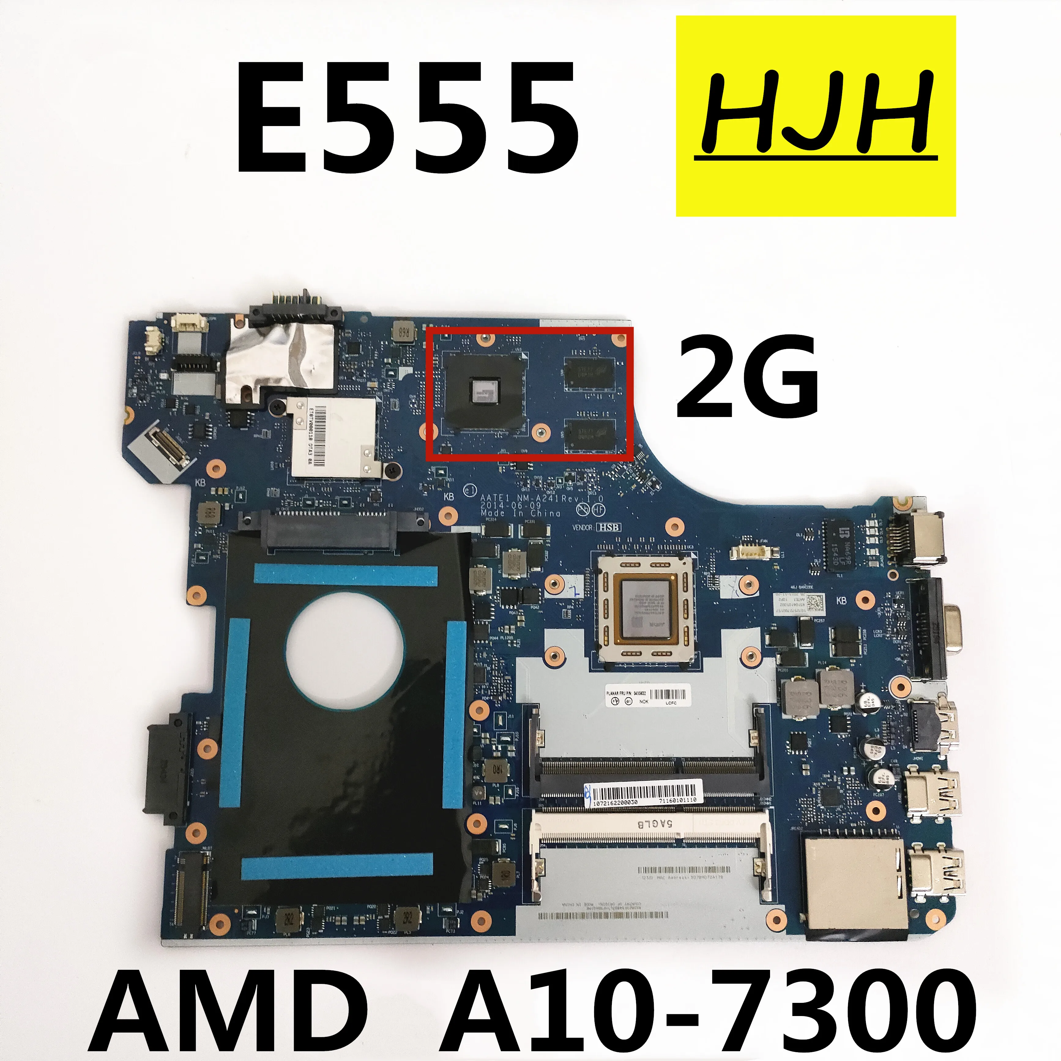 Материнская плата для ноутбука lenovo thinkpad e555 fru 04x5632 cpu A10-7300 ddr3 100% | Компьютеры и офис