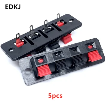 

5pcs/lots IMC Hot Single Row 4 Pin 4 Position Speaker Terminal Board Connectors