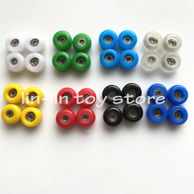 New Arrivals  4Pcs/Set Professional PU+Metal Urethane CNC Bearing Wheel For Wooden Fingerboard High Quality Wheels 2